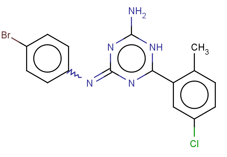 4-[(4-bromophenyl)imino]-6-(5-chloro-2-methylphenyl)-1,4-dihydro-1,3,5-triazin-2-amine