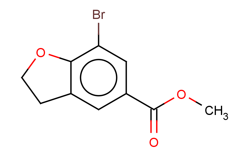 methyl 7-bromo-2,3-dihydro-1-benzofuran-5-carboxylate