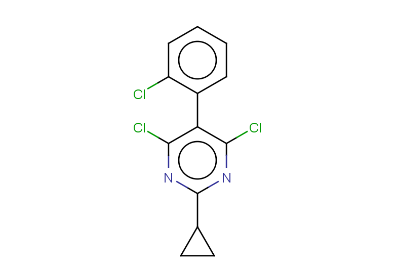 4,6-dichloro-5-(2-chlorophenyl)-2-cyclopropylpyrimidine