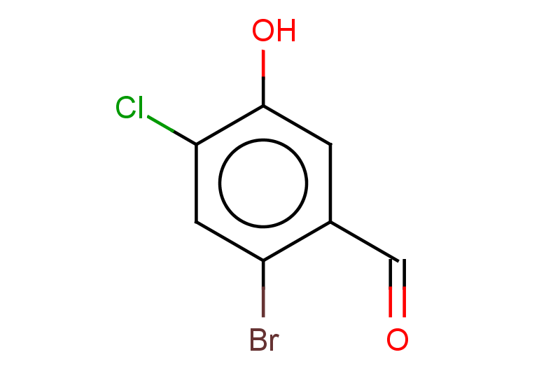2-bromo-4-chloro-5-hydroxybenzaldehyde