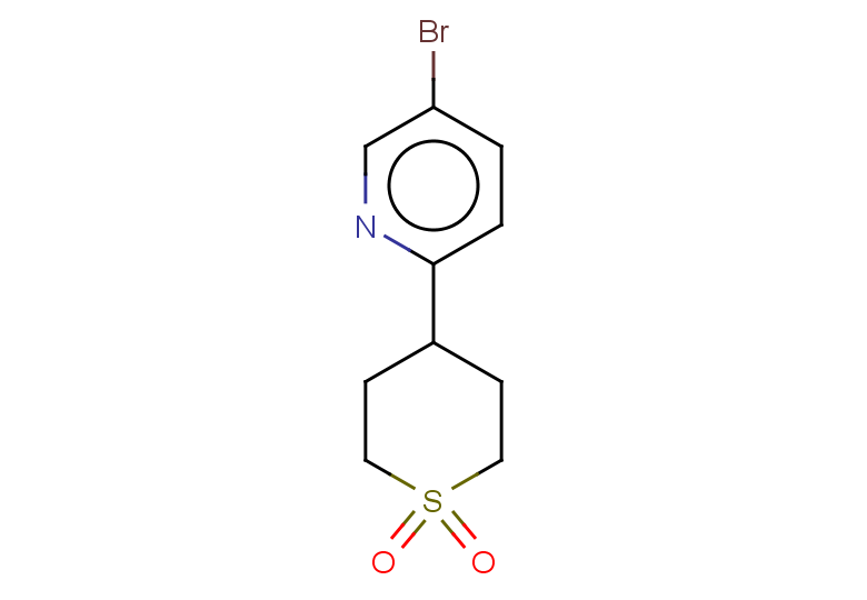 4-(5-bromopyridin-2-yl)-1lambda6-thiane-1,1-dione