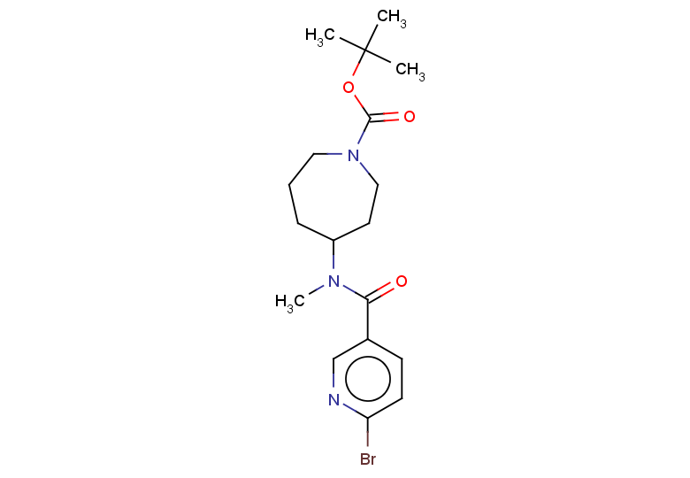 tert-butyl 4-(N-methyl6-bromopyridine-3-amido)azepane-1-carboxylate