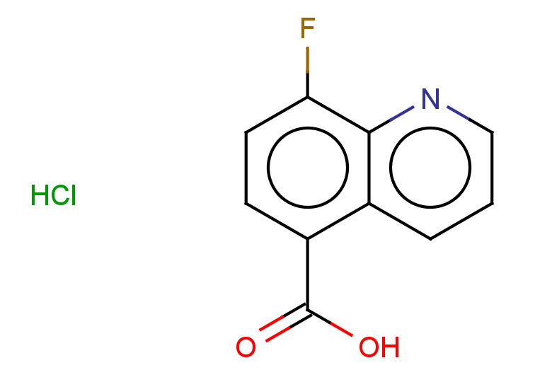 8-fluoroquinoline-5-carboxylic acid hydrochloride