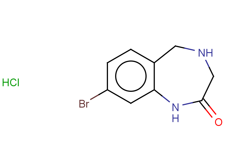 8-bromo-2,3,4,5-tetrahydro-1H-1,4-benzodiazepin-2-one hydrochloride