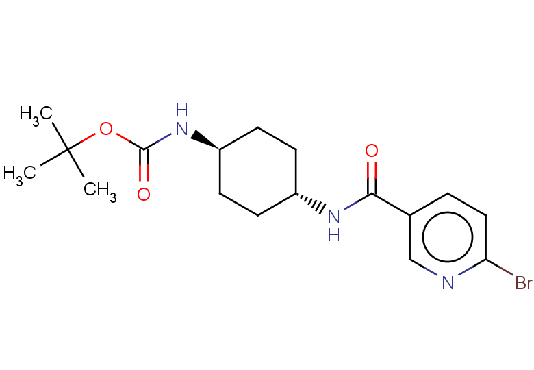 tert-butyl N-[(1r,4r)-4-(6-bromopyridine-3-amido)cyclohexyl]carbamate, trans