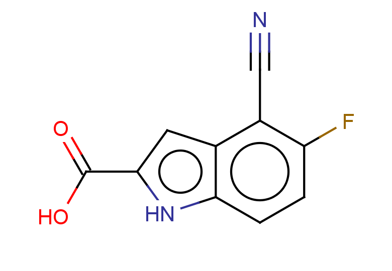 4-cyano-5-fluoro-1H-indole-2-carboxylic acid