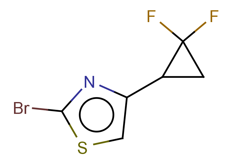 2-bromo-4-(2,2-difluorocyclopropyl)-1,3-thiazole