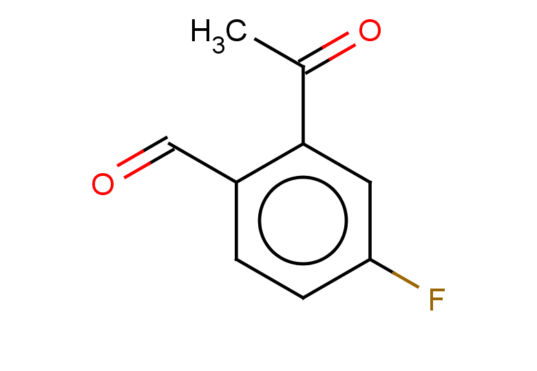 2-acetyl-4-fluorobenzaldehyde
