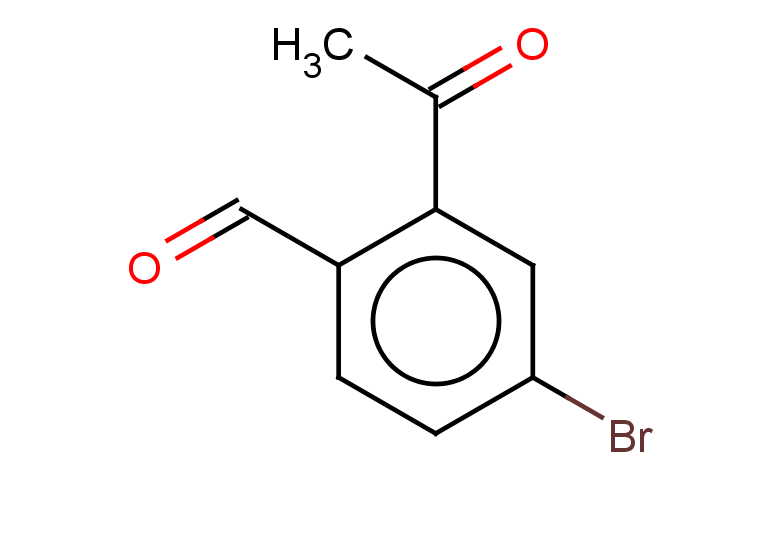 2-acetyl-4-bromobenzaldehyde