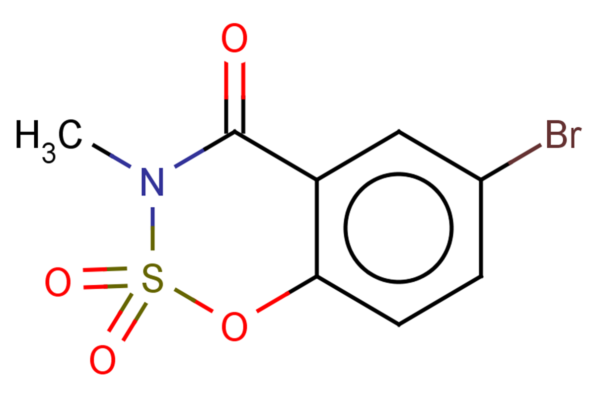 6-bromo-3-methyl-3,4-dihydro-1,2lambda6,3-benzoxathiazine-2,2,4-trione