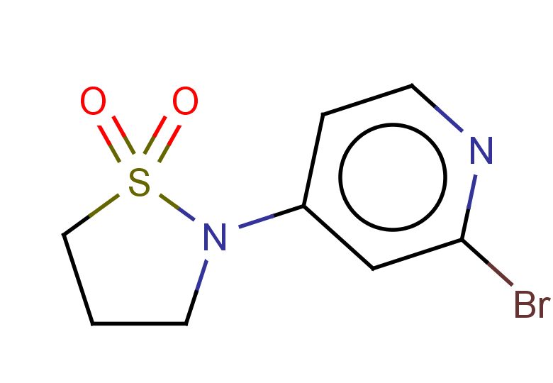 2-(2-bromopyridin-4-yl)-1lambda6,2-thiazolidine-1,1-dione