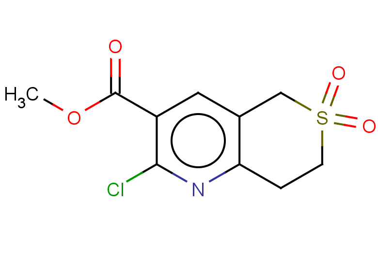 methyl 2-chloro-6,6-dioxo-5H,7H,8H-6lambda6-thiopyrano[4,3-b]pyridine-3-carboxylate