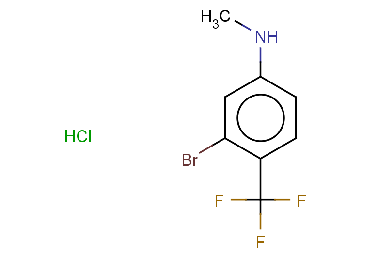 3-bromo-N-methyl-4-(trifluoromethyl)aniline hydrochloride