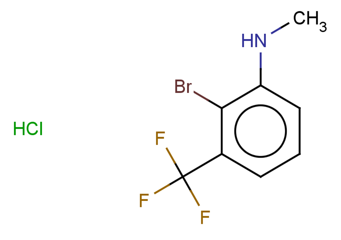 2-bromo-N-methyl-3-(trifluoromethyl)aniline hydrochloride