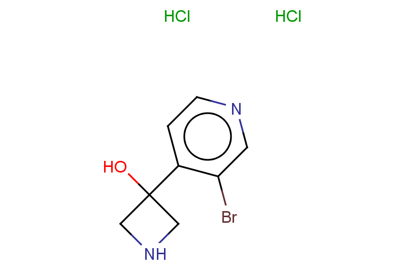 3-(3-bromopyridin-4-yl)azetidin-3-ol dihydrochloride