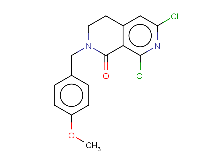 6,8-dichloro-2-[(4-methoxyphenyl)methyl]-1,2,3,4-tetrahydro-2,7-naphthyridin-1-one