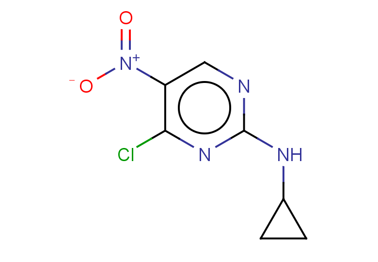 4-chloro-N-cyclopropyl-5-nitropyrimidin-2-amine