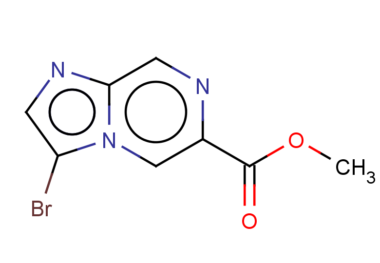 methyl 3-bromoimidazo[1,2-a]pyrazine-6-carboxylate