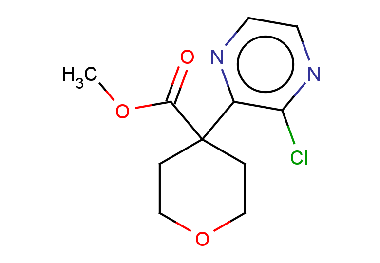 methyl 4-(3-chloropyrazin-2-yl)oxane-4-carboxylate