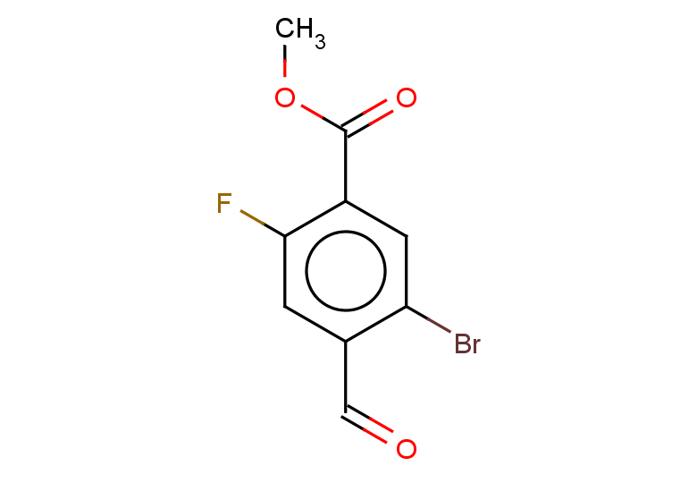 methyl 5-bromo-2-fluoro-4-formylbenzoate