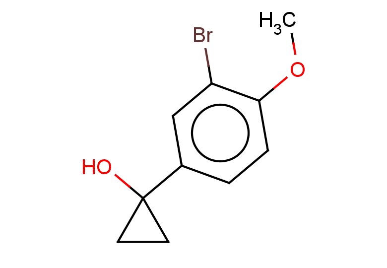 1-(3-bromo-4-methoxyphenyl)cyclopropan-1-ol