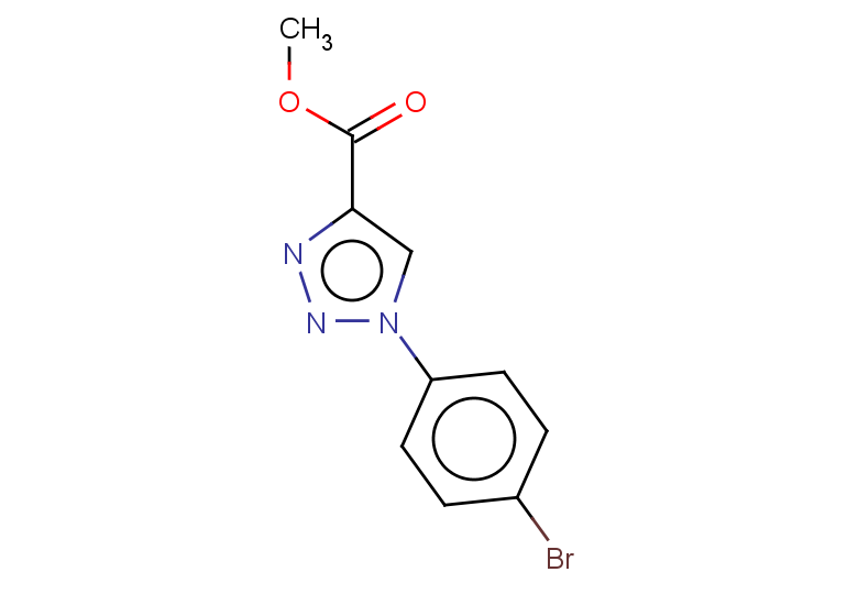 methyl 1-(4-bromophenyl)-1H-1,2,3-triazole-4-carboxylate