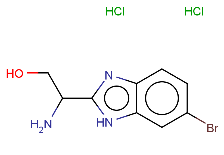 2-amino-2-(6-bromo-1H-1,3-benzodiazol-2-yl)ethan-1-ol dihydrochloride