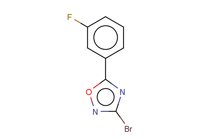 3-bromo-5-(3-fluorophenyl)-1,2,4-oxadiazole