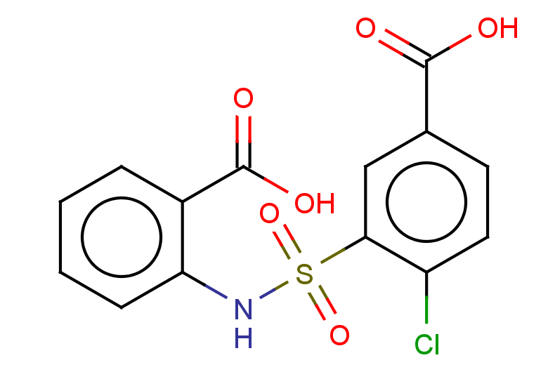 3-[(2-carboxyphenyl)sulfamoyl]-4-chlorobenzoic acid