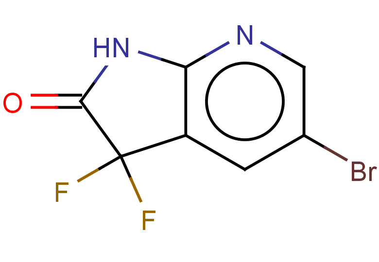 5-bromo-3,3-difluoro-1H,2H,3H-pyrrolo[2,3-b]pyridin-2-one