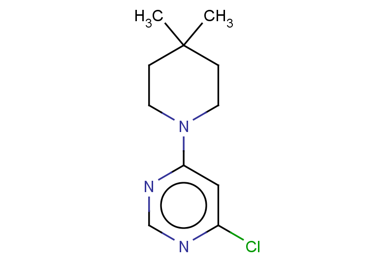 4-chloro-6-(4,4-dimethylpiperidin-1-yl)pyrimidine
