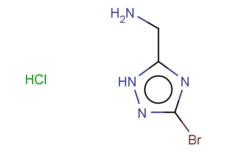 1-(3-bromo-1H-1,2,4-triazol-5-yl)methanamine hydrochloride