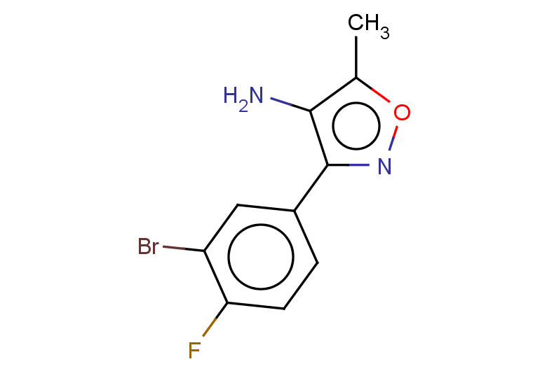 3-(3-bromo-4-fluorophenyl)-5-methyl-1,2-oxazol-4-amine