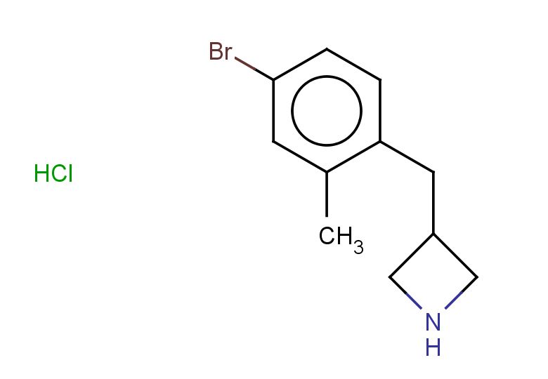 3-[(4-bromo-2-methylphenyl)methyl]azetidine hydrochloride