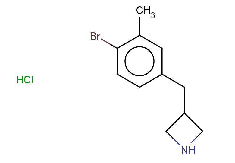 3-[(4-bromo-3-methylphenyl)methyl]azetidine hydrochloride