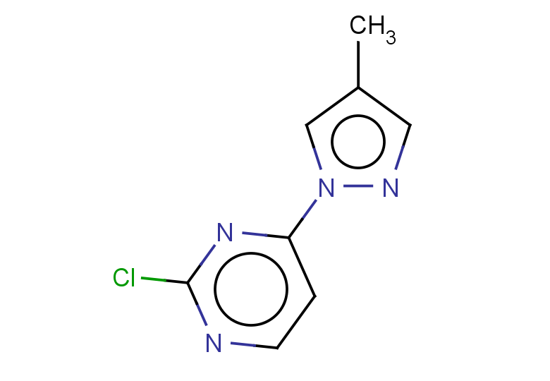 2-chloro-4-(4-methyl-1H-pyrazol-1-yl)pyrimidine
