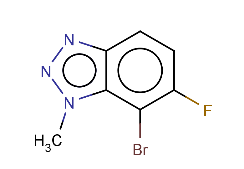 7-bromo-6-fluoro-1-methyl-1H-1,2,3-benzotriazole