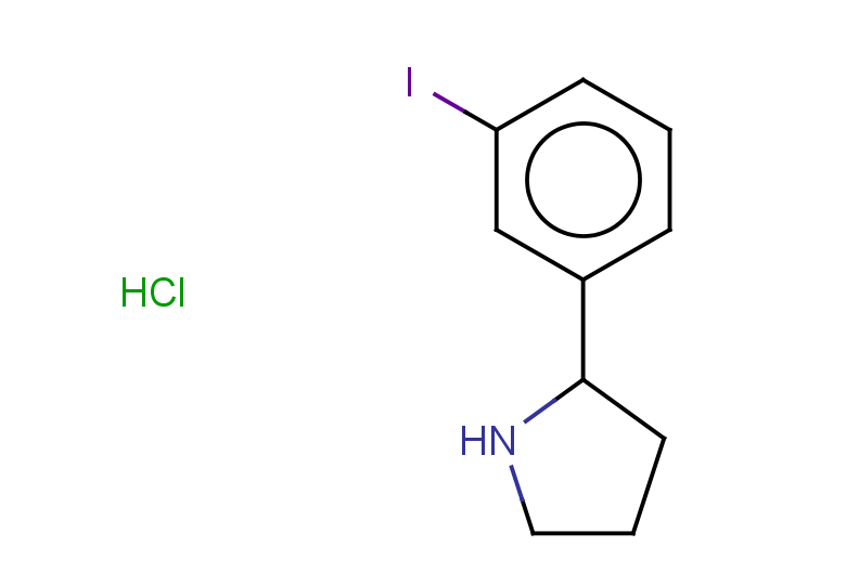 2-(3-iodophenyl)pyrrolidine hydrochloride