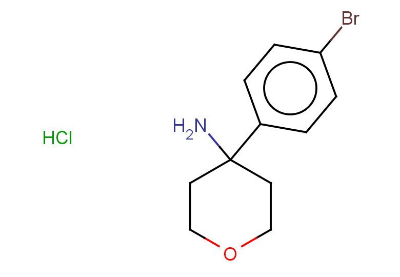 4-(4-bromophenyl)oxan-4-amine hydrochloride
