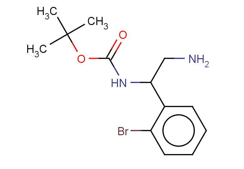 tert-butyl N-[2-amino-1-(2-bromophenyl)ethyl]carbamate