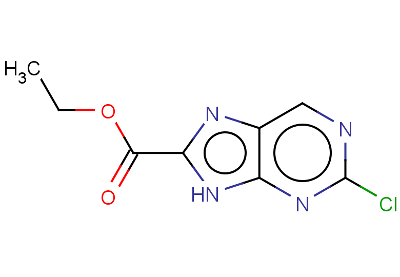 ethyl 2-chloro-9H-purine-8-carboxylate