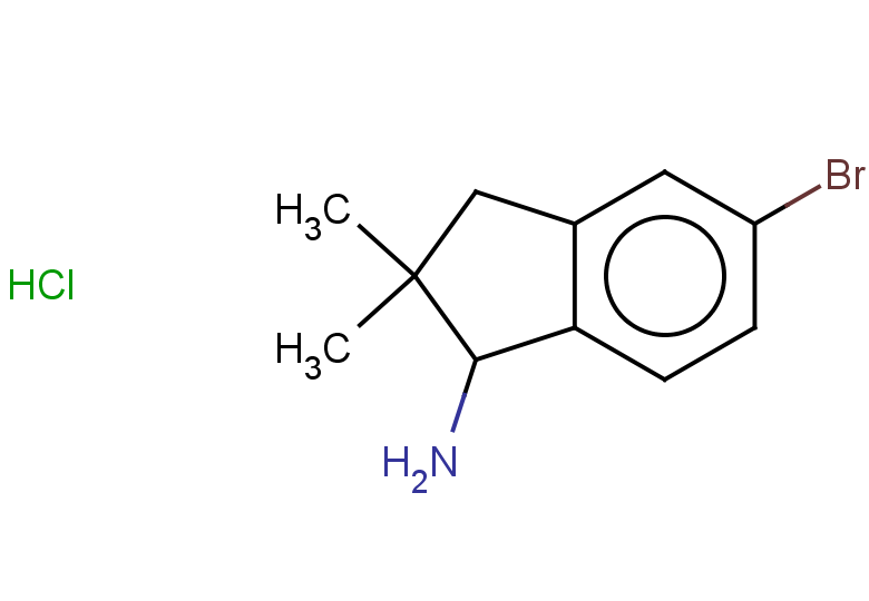 5-bromo-2,2-dimethyl-2,3-dihydro-1H-inden-1-amine hydrochloride