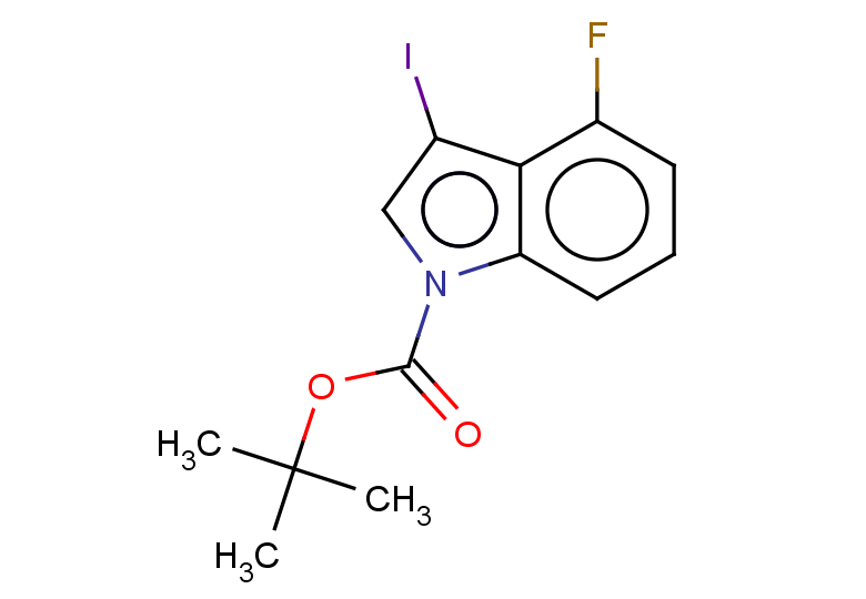 tert-butyl 4-fluoro-3-iodo-1H-indole-1-carboxylate