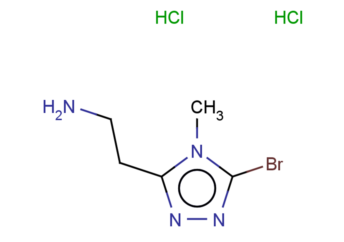 2-(5-bromo-4-methyl-4H-1,2,4-triazol-3-yl)ethan-1-amine dihydrochloride