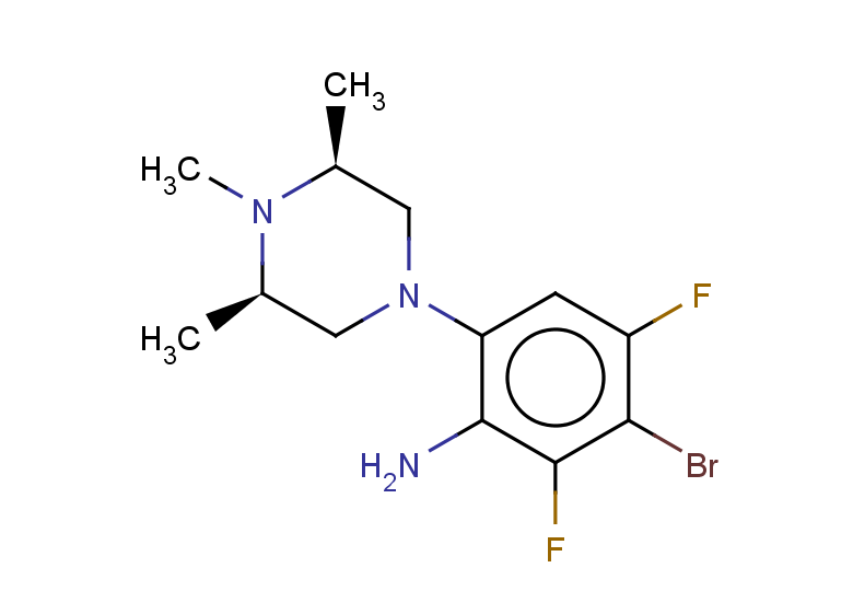 rac-3-bromo-2,4-difluoro-6-[(3R,5S)-3,4,5-trimethylpiperazin-1-yl]aniline, cis