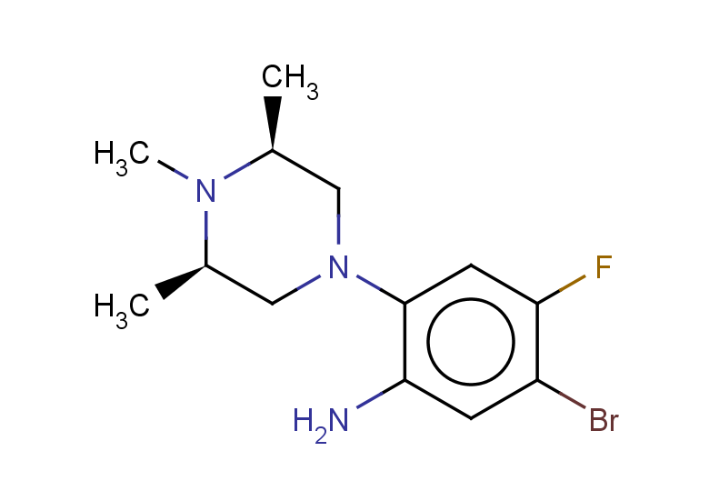 5-bromo-4-fluoro-2-[(3R,5S)-3,4,5-trimethylpiperazin-1-yl]aniline, cis