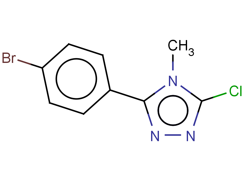3-(4-bromophenyl)-5-chloro-4-methyl-4H-1,2,4-triazole