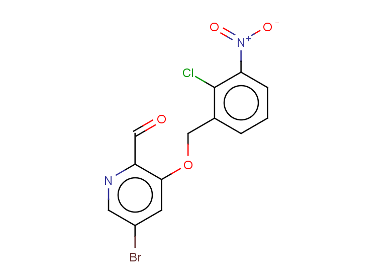 5-bromo-3-[(2-chloro-3-nitrophenyl)methoxy]pyridine-2-carbaldehyde