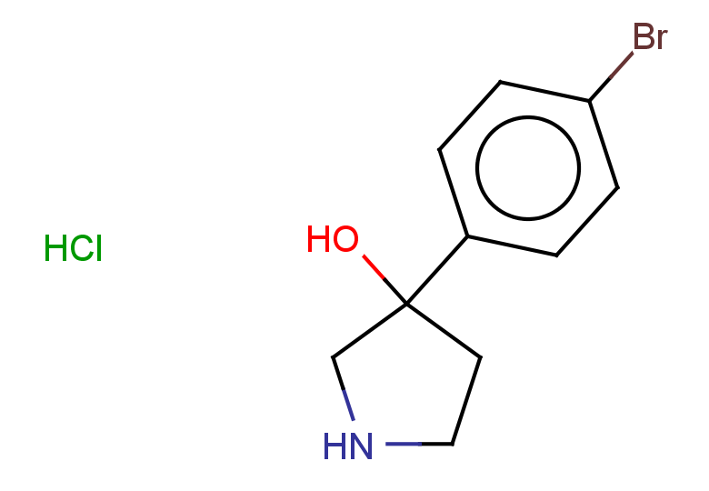 3-(4-bromophenyl)pyrrolidin-3-ol hydrochloride