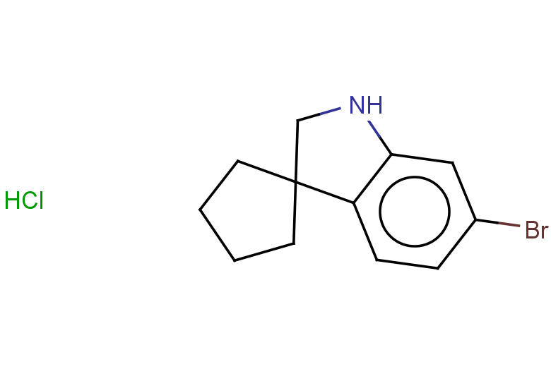 6'-bromo-1',2'-dihydrospiro[cyclopentane-1,3'-indole] hydrochloride